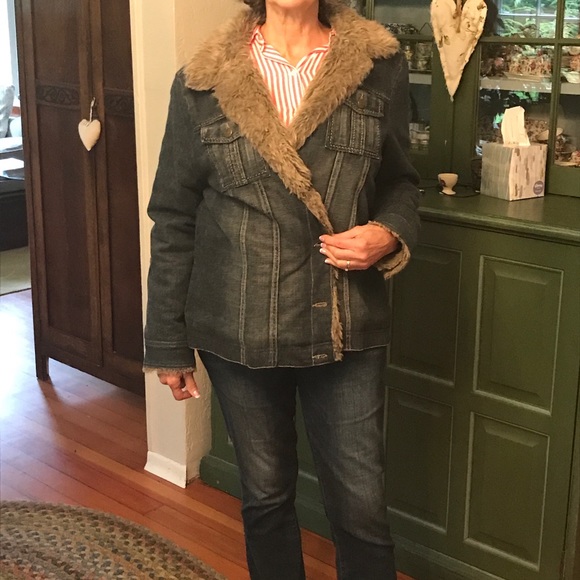 Denim Lined Jacket - Picture 4 of 8